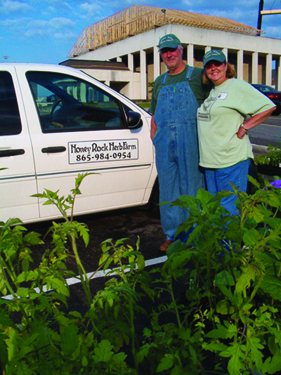 Jim & D. Brown, Owners of Honey Rock Herb Farm, Louisville, Tennessee. Our guests February 13, 2016. http://www.honeyrockherbfarm.com/