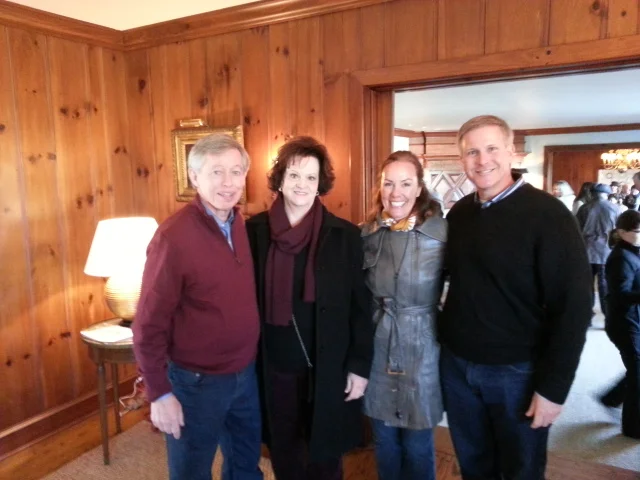 Allan & Sharon Benton with Amy and Marc Rochelson at Black Berry Farm during the Southern Foodways Alliance meeting, January, 2015.