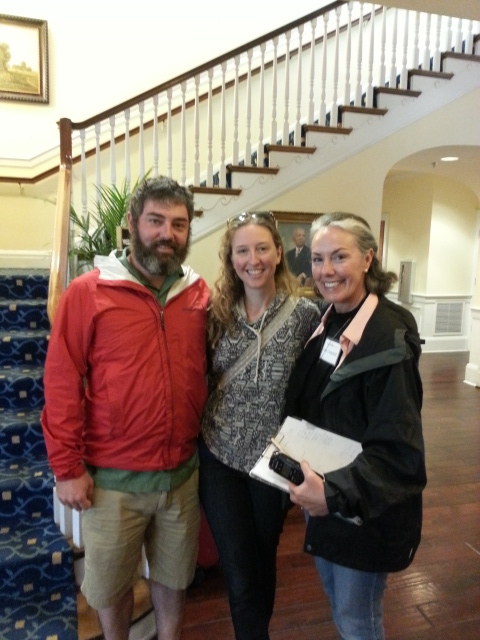 Mike Costello and Amy Dawson, owners of Lost Creek Farm. Pictured here with Amy at the 2016 Appalachian Food Summit, Berea, KY.