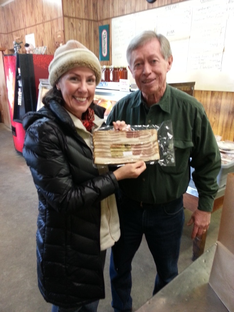 Amy & Allan Benton at http://bentonscountryhams2.com/ in Madisonville, TN, January, 2017. Allan has shared several packs of bacon with me to offer up as thank you gifts to our listeners. Check the link that says "Benton Bacon" to enter to win. 