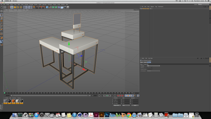 Fixture model WIP.