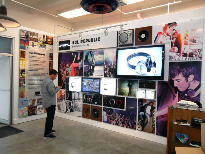 Display in store.