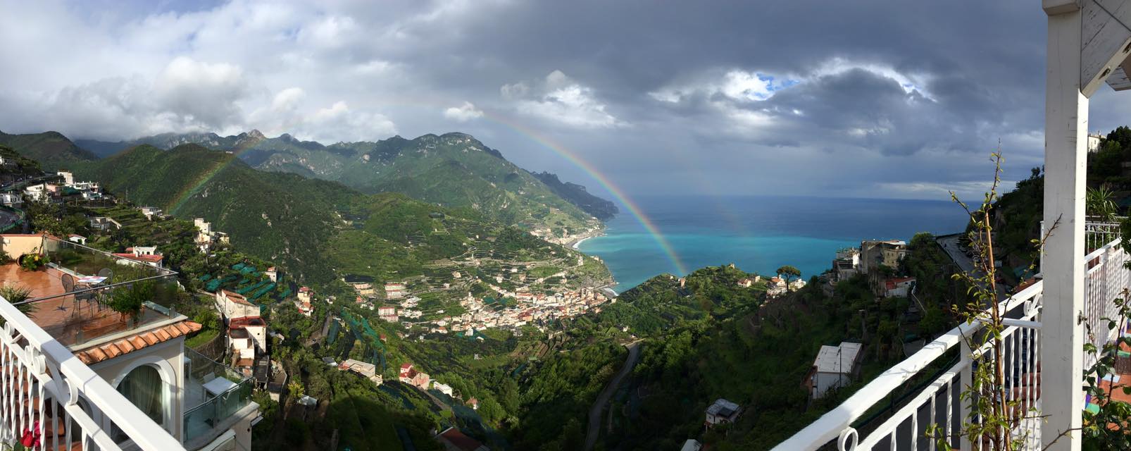 View from Ristorante Bella Vista sul Mare - Ravello