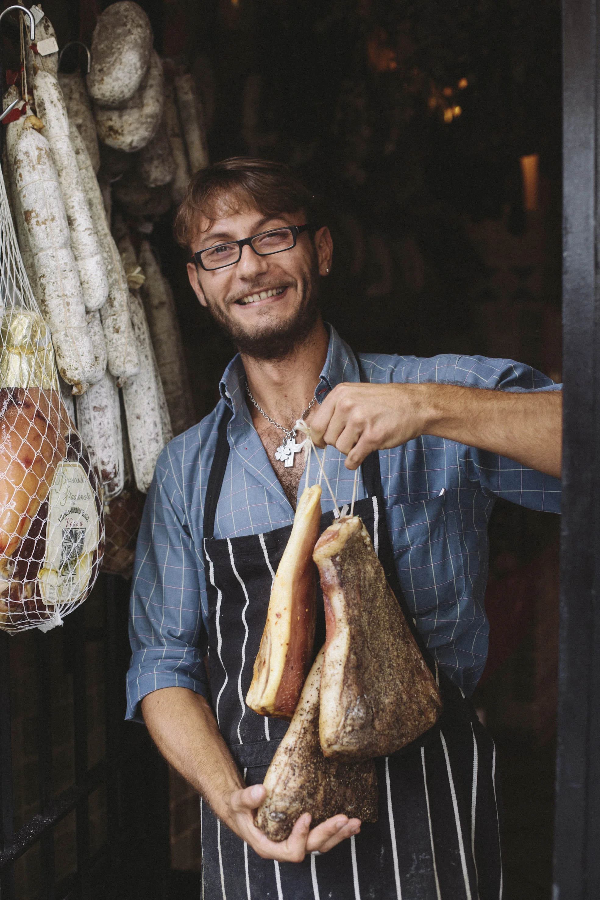 Local shopkeeper for Parioli advertorial