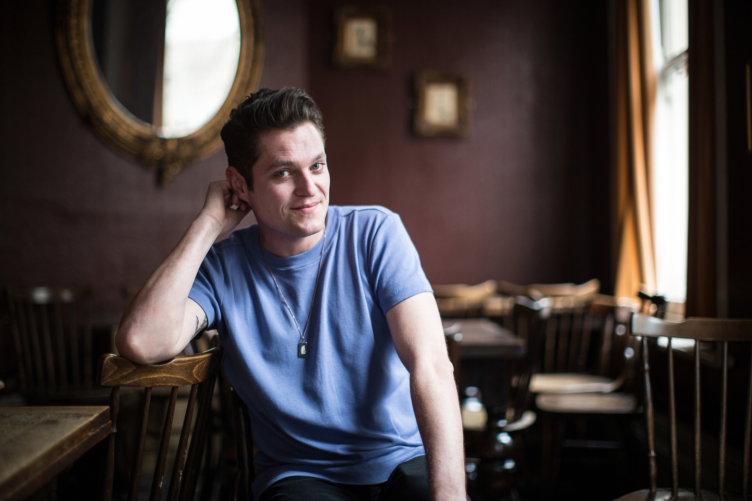 Mathew Horne portrait for Visit England