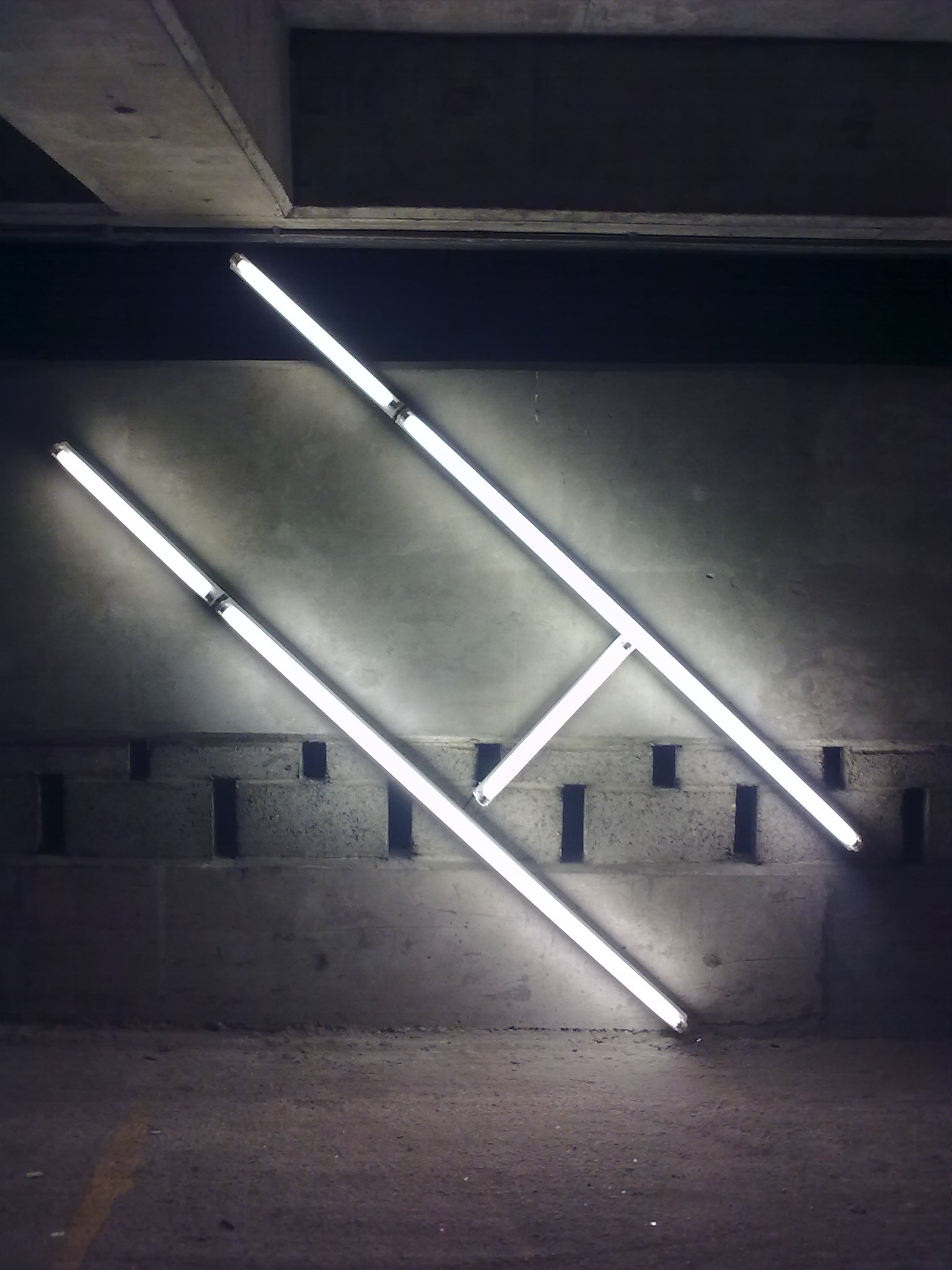 Multi-storey car park below Frank's Cafe, 2010.