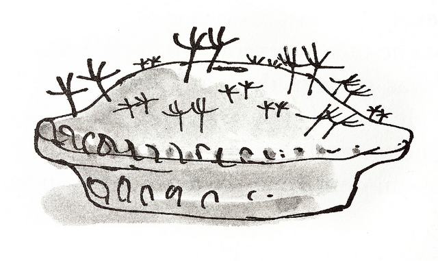  Book illustration by Quentin Blake for Roald Dahl's "The Twits".