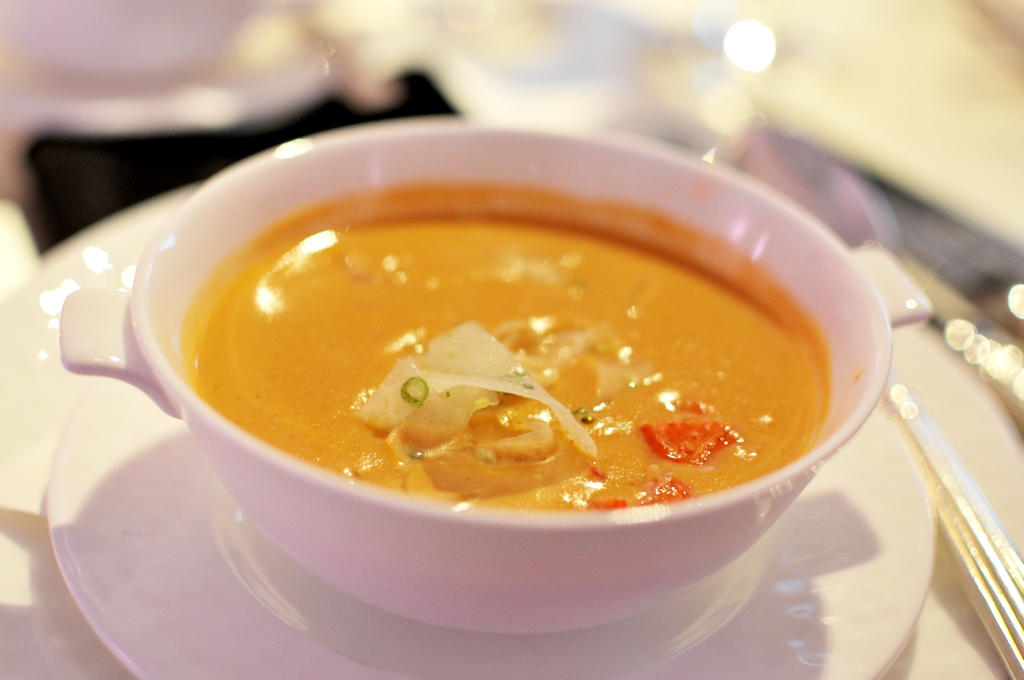 Light Canadian lobster bisque