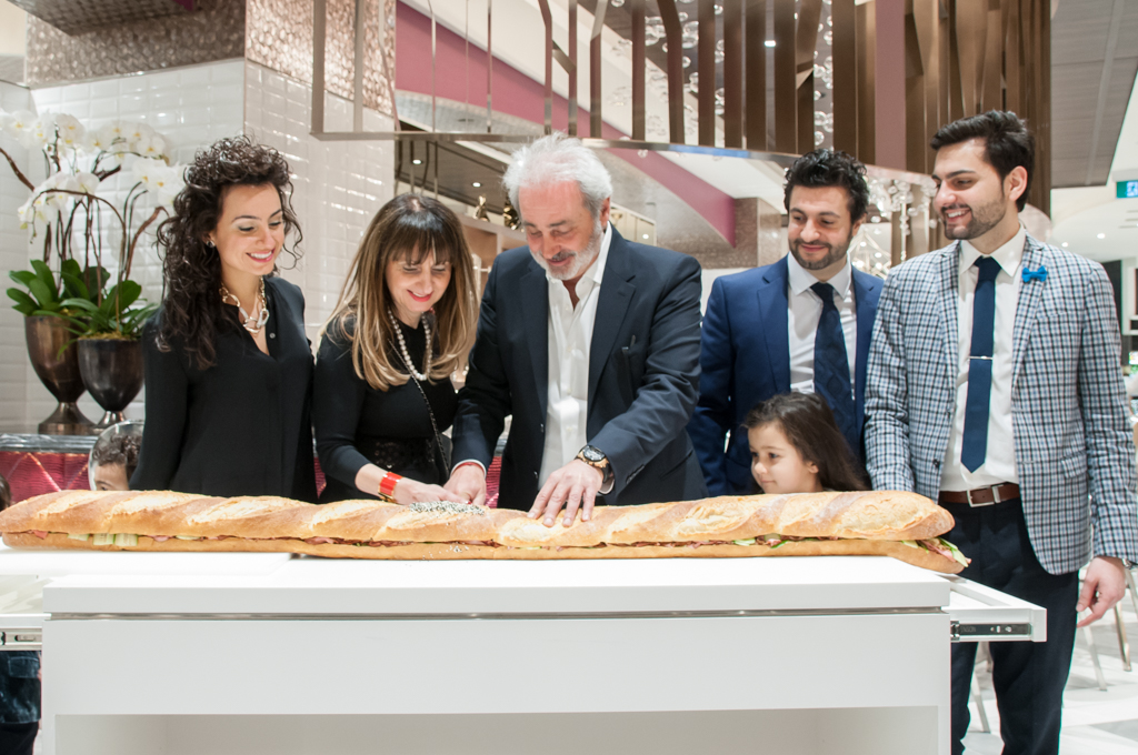 L-R: Rosanna Pusateri, Ida Pusateri, Frank Luchetta, Sam Pusateri, Paolo Pusateri