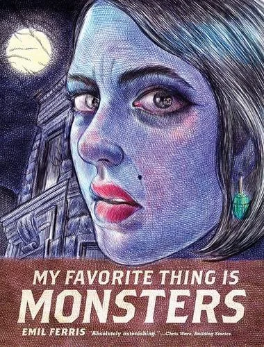    My Favorite Thing Is Monsters  (Part One)   by Emil Ferris  I've been antsy to write about this breathtaking book, but we sold out of our small first batch and waited months for a reprint. Now we have it back in the store (for the time being), so 