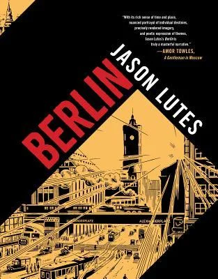   New Book of the Week (September 17, 2018)     Berlin    by Jason Lutes  Over twenty years in the drawing,&nbsp; Berlin  covers just a few crucial years in the city's history, from late 1928 to the end of the Weimar Republic in early 1933. Lutes's s