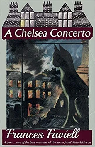    A Chelsea Concerto    by Frances Faviell  For all my fellow Blitz Lit fans out there: have I found a book for you! This thrilling memoir of WWII London is written with such immediacy and attention to detail that I swear I could hear my heartbeat w