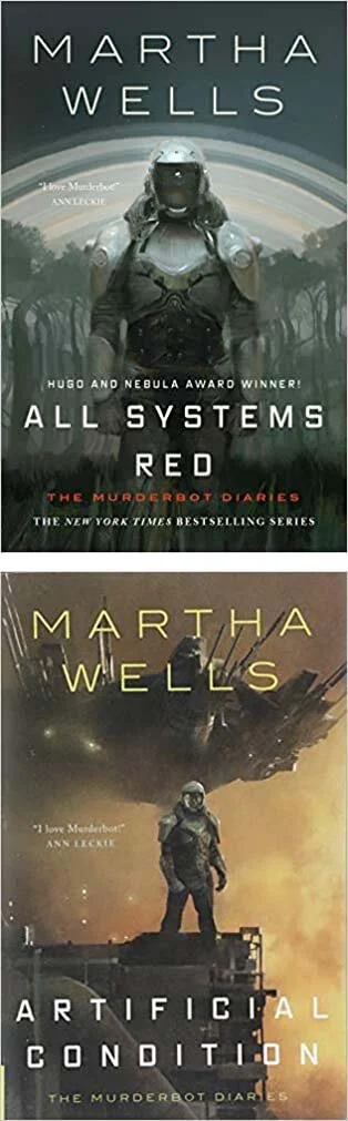   Old Books of the Week (October 4, 2021)     All Systems Red  and  Artificial Condition    by Martha Wells  After multiple customer recommendations for Wells's Murderbot Diaries series, I finally jumped in, and after two books I'm hooked. The books'