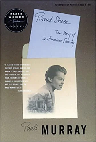   Old Book of the Week (August 1, 2022)    Phinney by Post Book #91     Proud Shoes    by Pauli Murray  Murray's life story is a remarkable one, as an often behind-the-scenes influence on the Civil Rights Movement, a co-founder of the National Organi