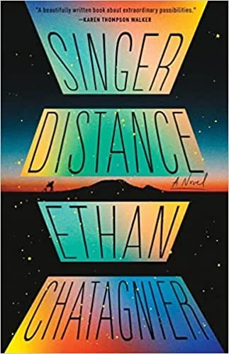   Singer Distance   by Ethan Chatagnier   Singer Distance  by Ethan Chatagnier is not a sci-fi novel, despite the presence of crop circles and the fact that scientists of Earth have been communicating with Mars for nearly a century. Instead, this is 