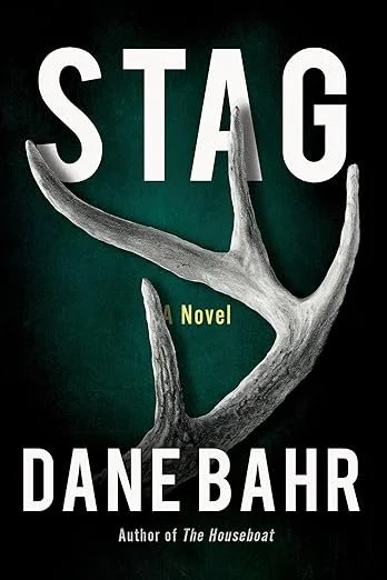   New Book of the Week (April 15, 2024)     Stag    by Dane Bahr  By the time he moves from small-town Iowa to the rural Northwest, ex-sheriff Amos Fielding is a widower in his seventies, and he's seen too much of the dark side of the world, some of 