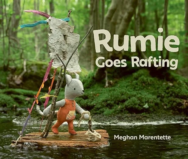   Kids' Book of the Week (July 22, 2024)   Phinney by Post Kids #103    Rumie Goes Rafting   by Meghan Marentette Young mouse Rumie and Uncle Hawthorne build a mouse-sized raft from twigs, bark, and ribbons. But when Uncle Hawthorne oversleeps the ne
