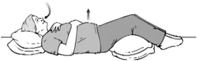 Breath in through your nose so your stomach elevates while your chest remains still
