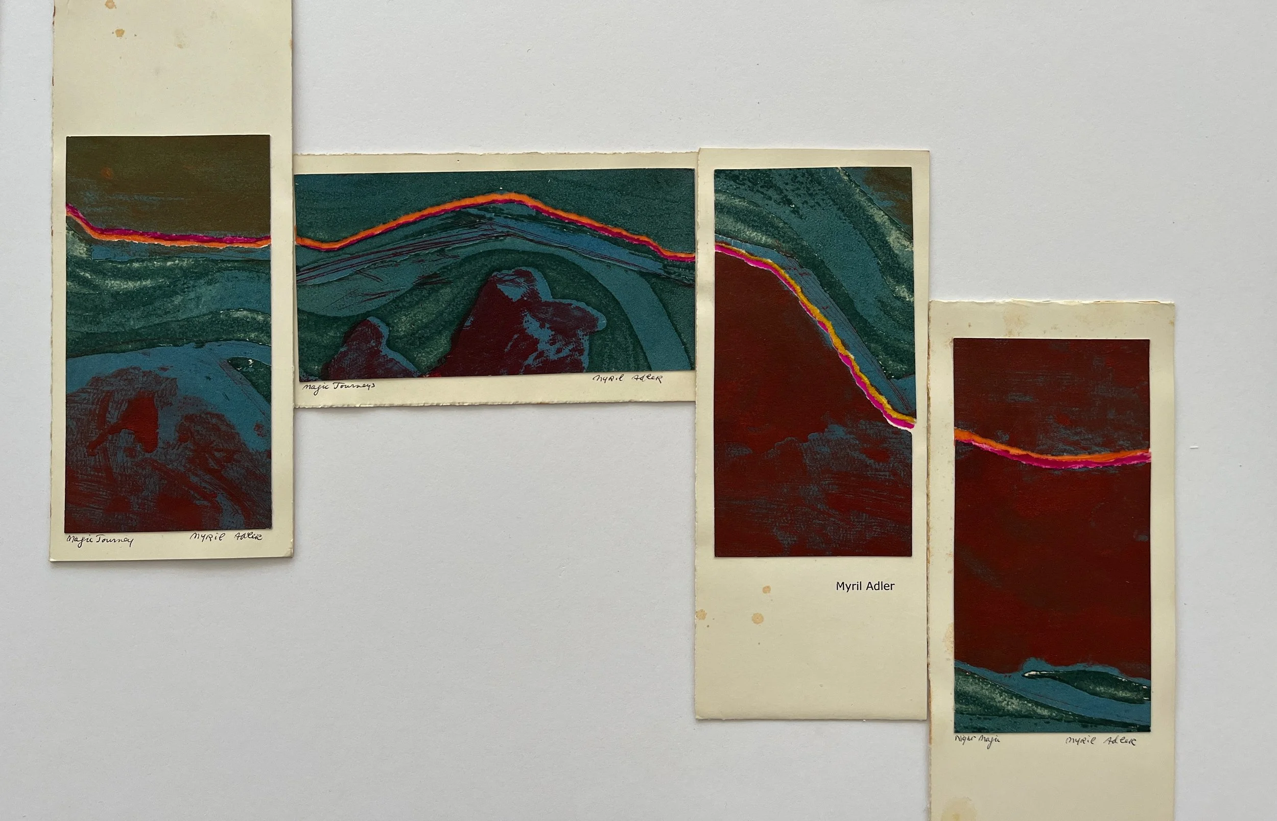 Myril Adler grouping of prints c.1960s 