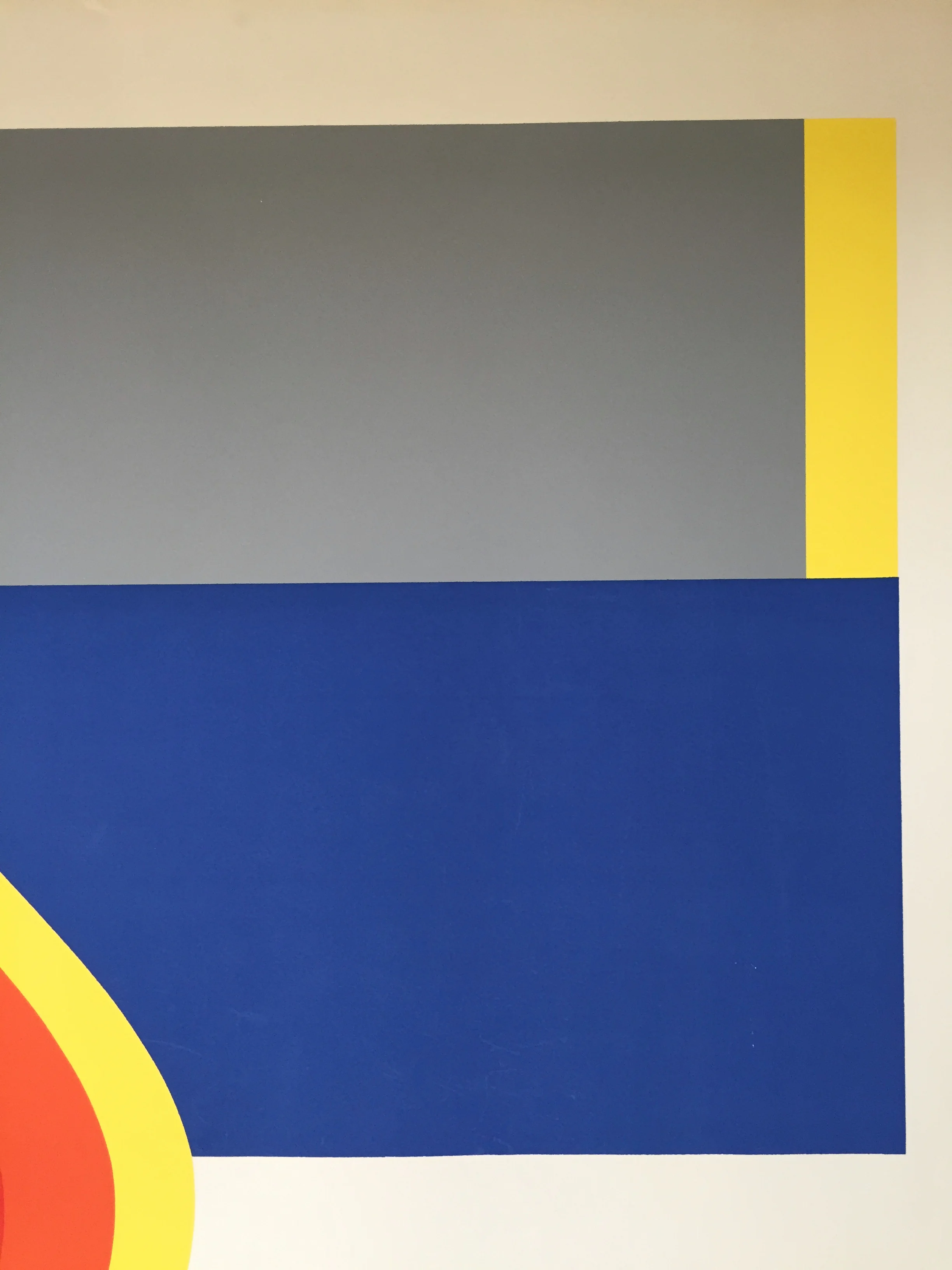 Nadine Pardo Abstract Silkscreen, 1972