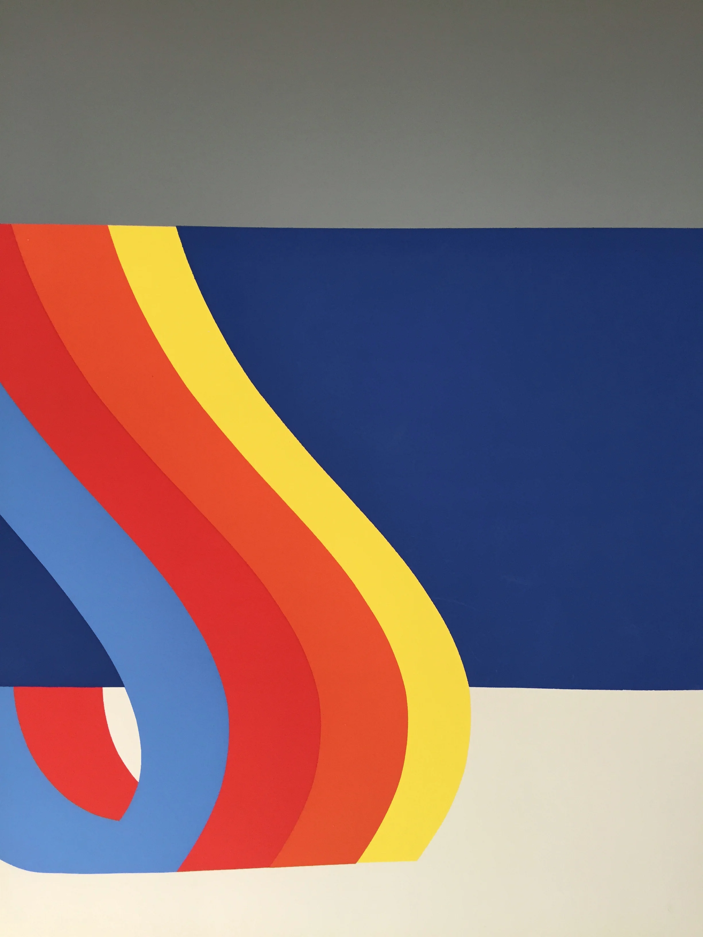 Nadine Pardo Abstract Silkscreen, 1972