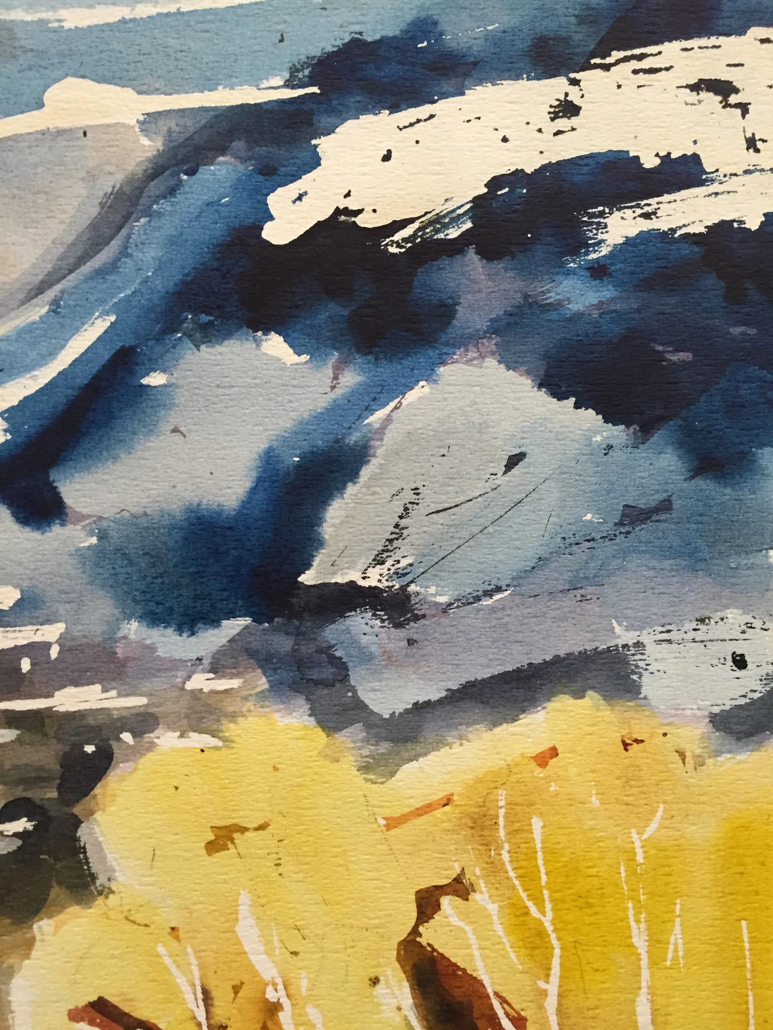 1960's Expressionist Landscape Blue Mountains
