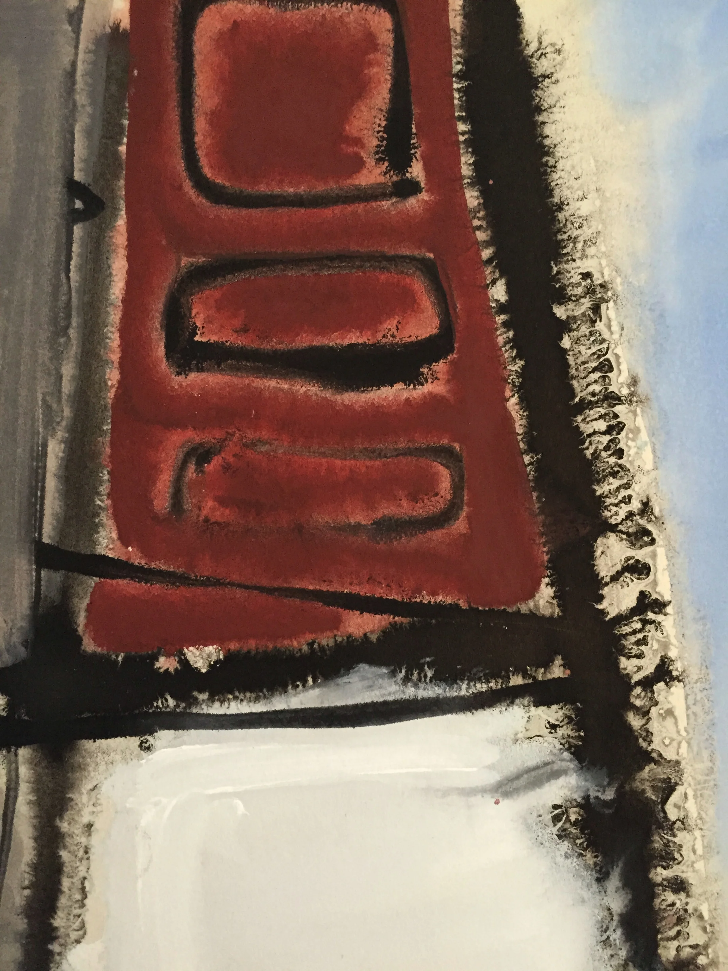 1940-1950's Jerry Opper Abstract Painting