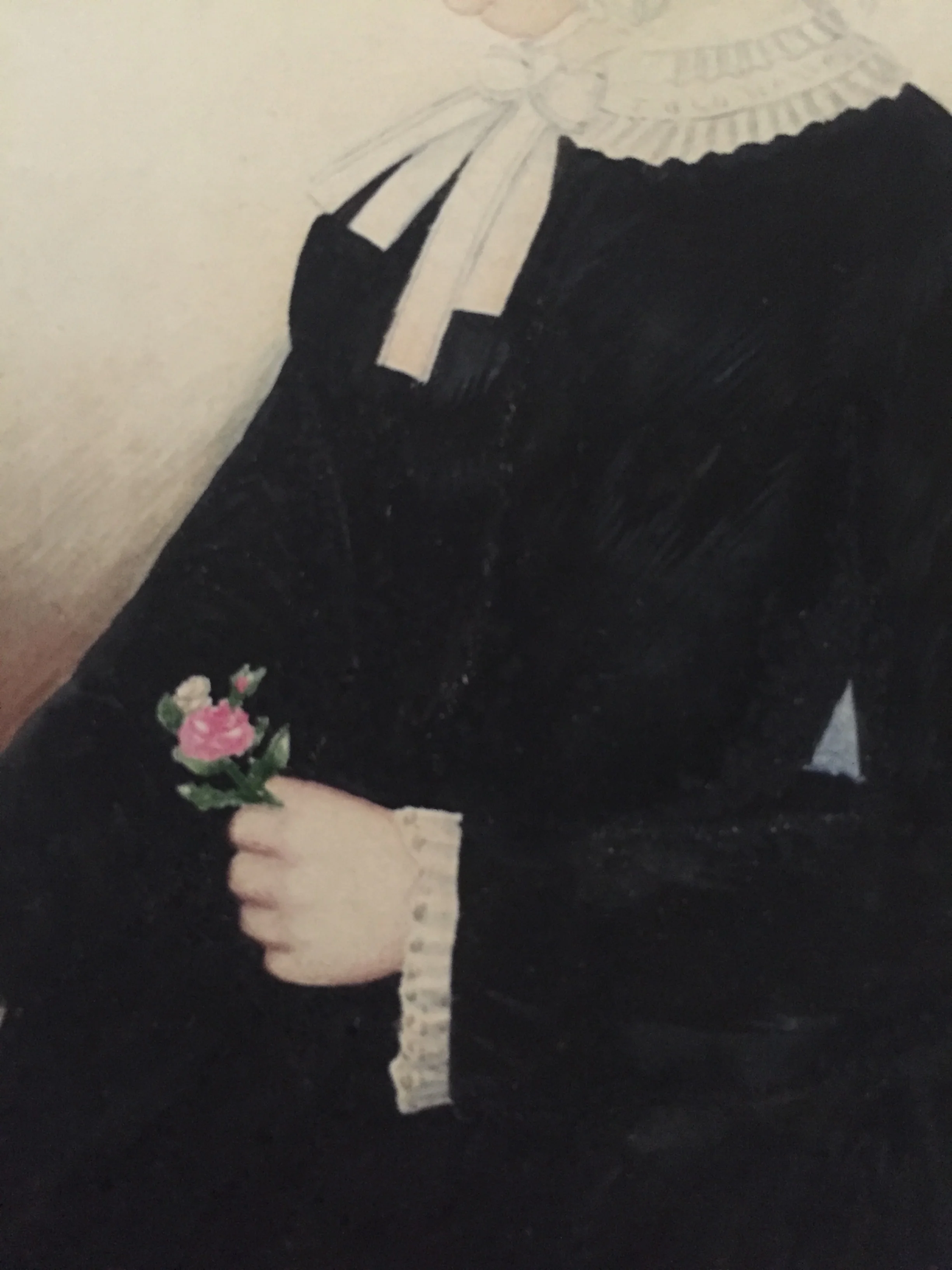 1845 Miniature American Folk Art Portrait