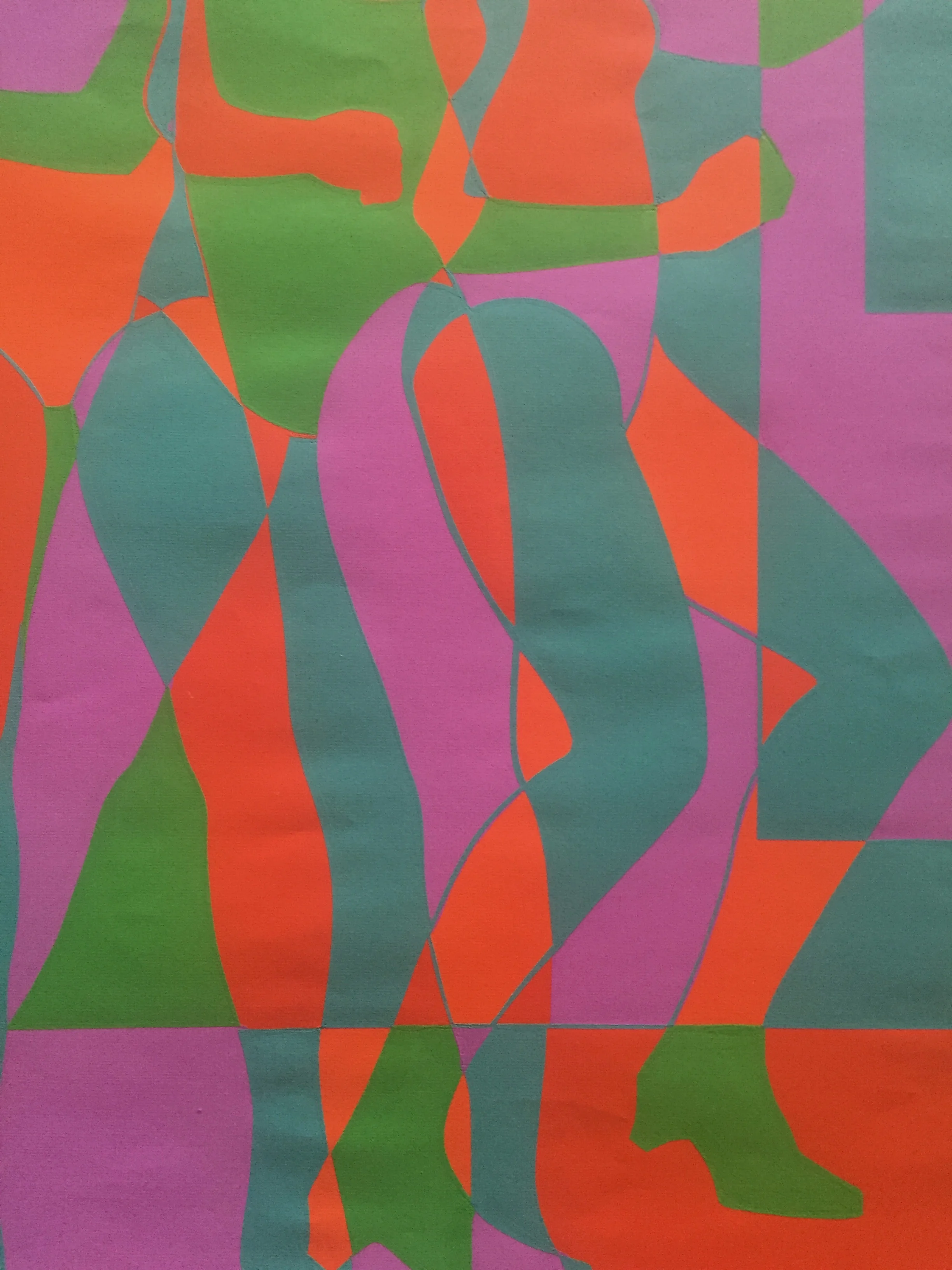 Roy Ahlgren 1968 Silkscreen Mid Century Art