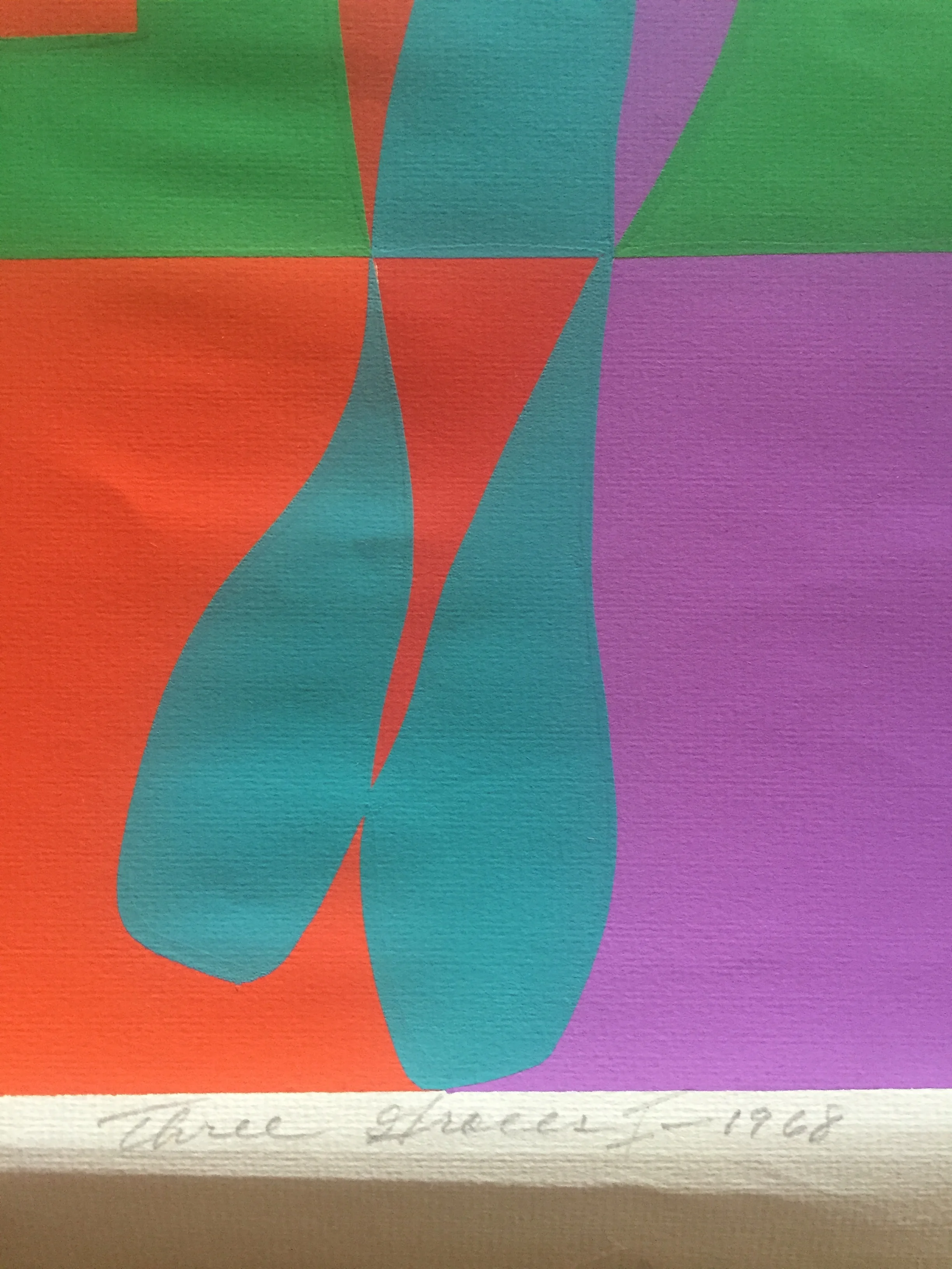 Roy Ahlgren 1968 Silkscreen Mid Century Art