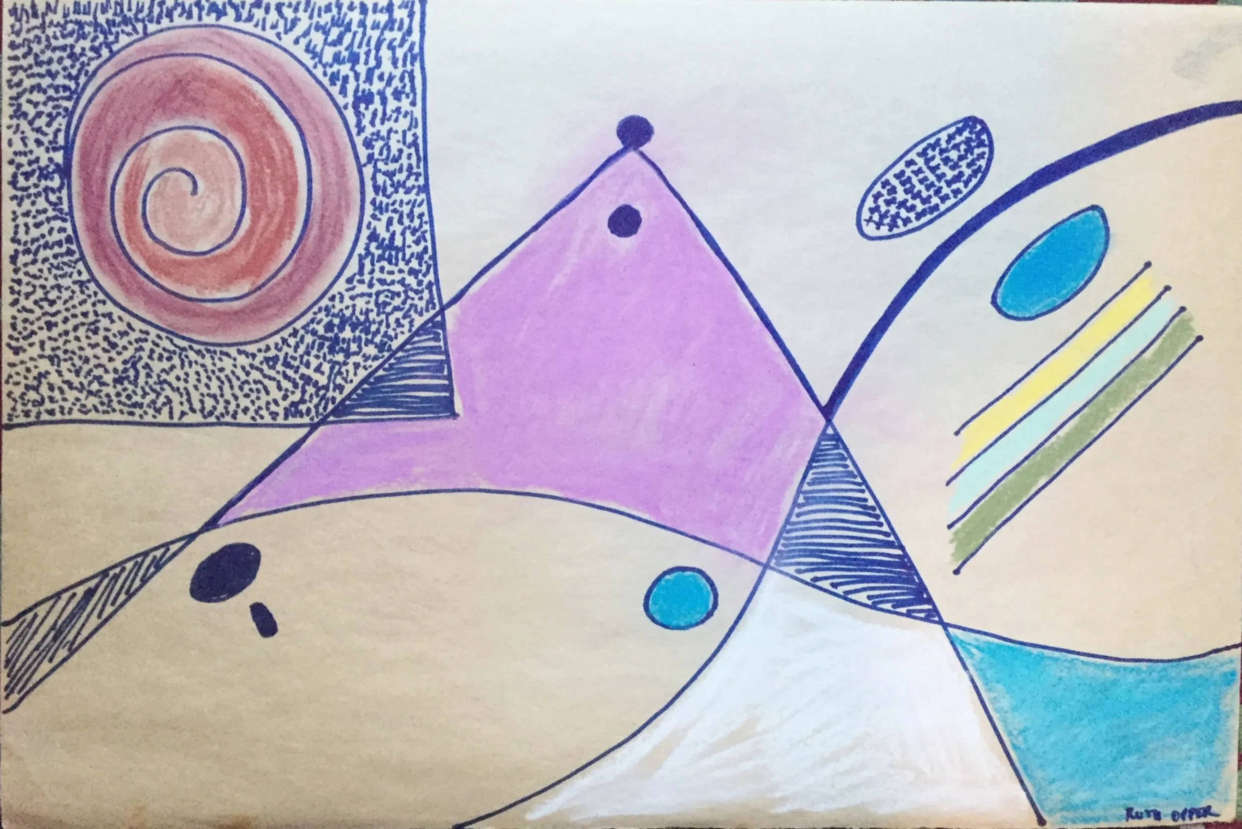 Mid Century Abstract Expressionism 1950s