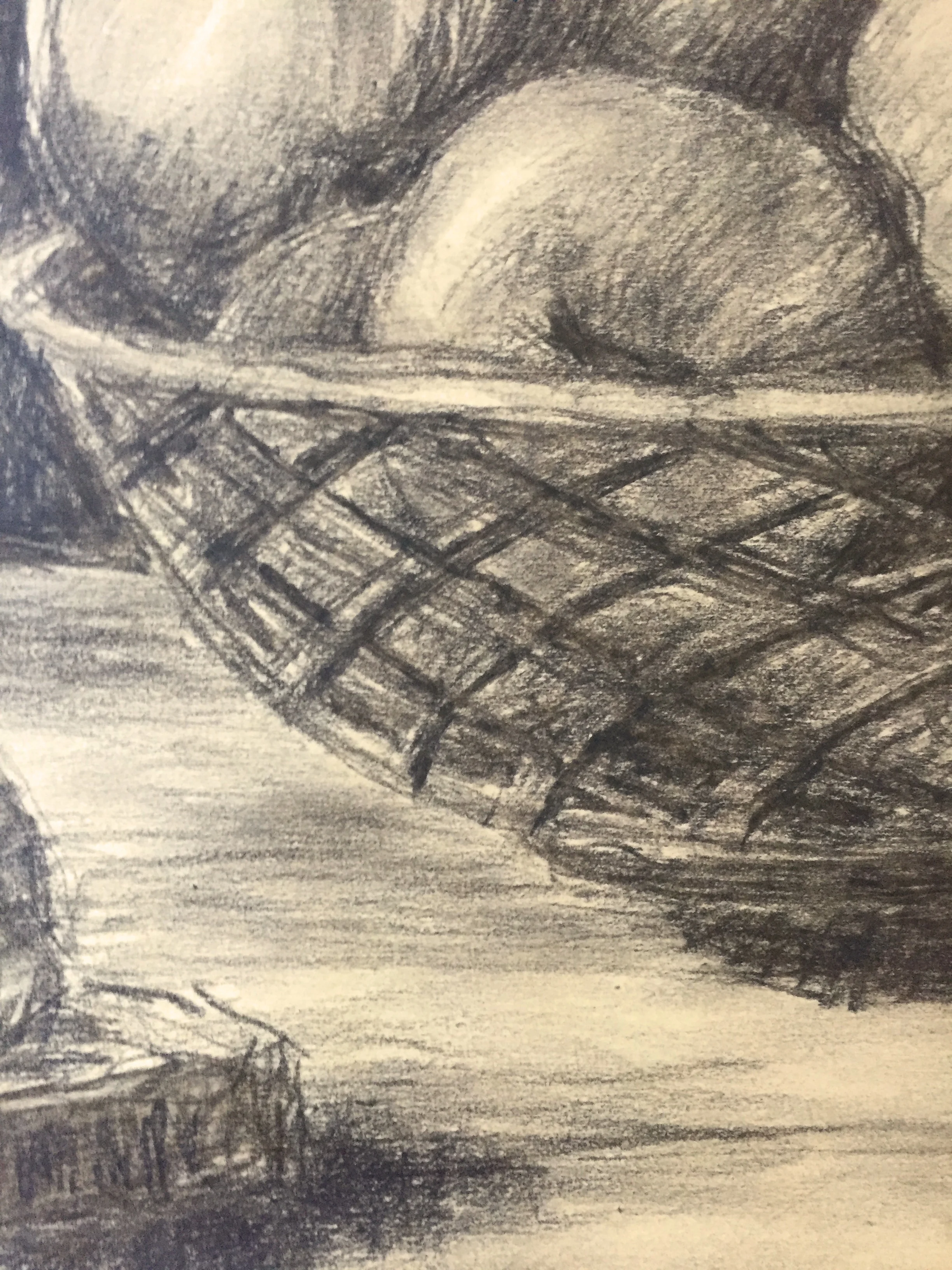 1955 Still Life with Gourd Drawing