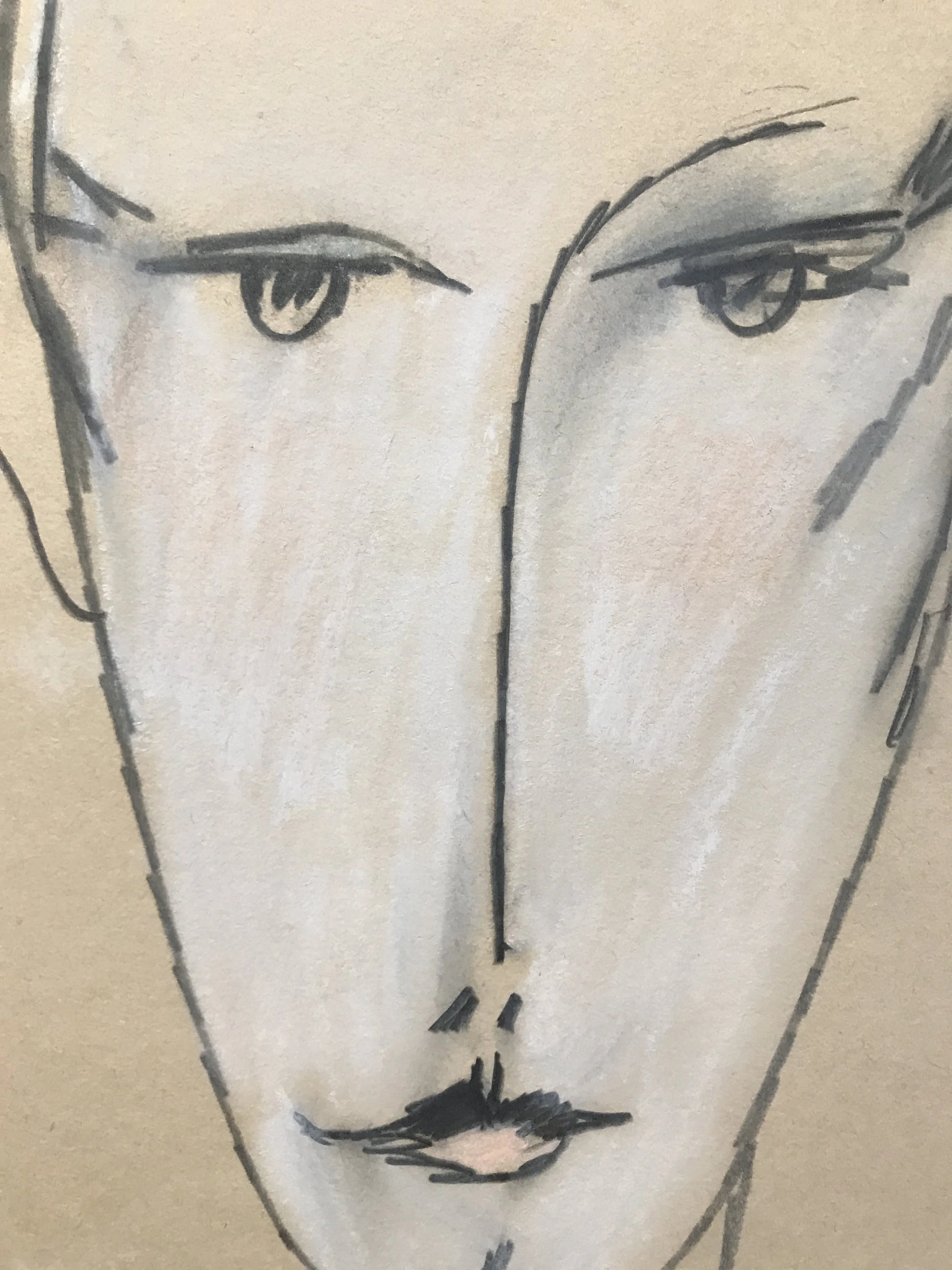 Jack Hooper 1983 Drawing Curly Hair