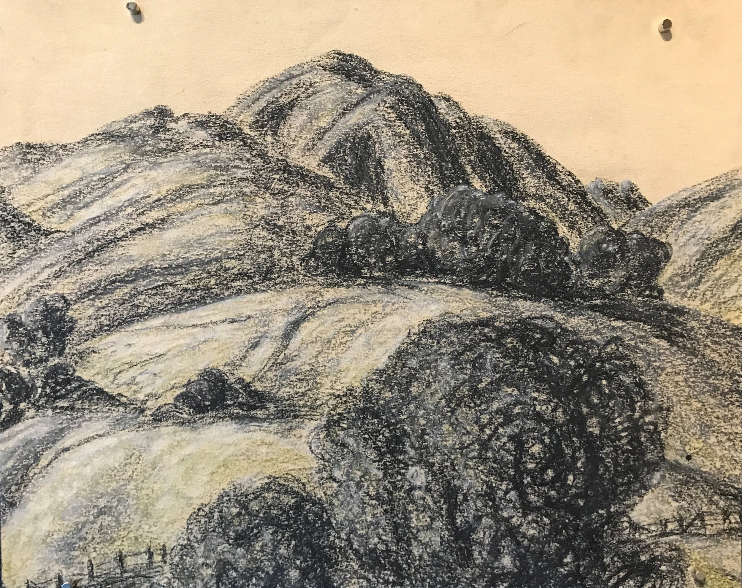 Hills and Mountains Bay Area Landscape 1962