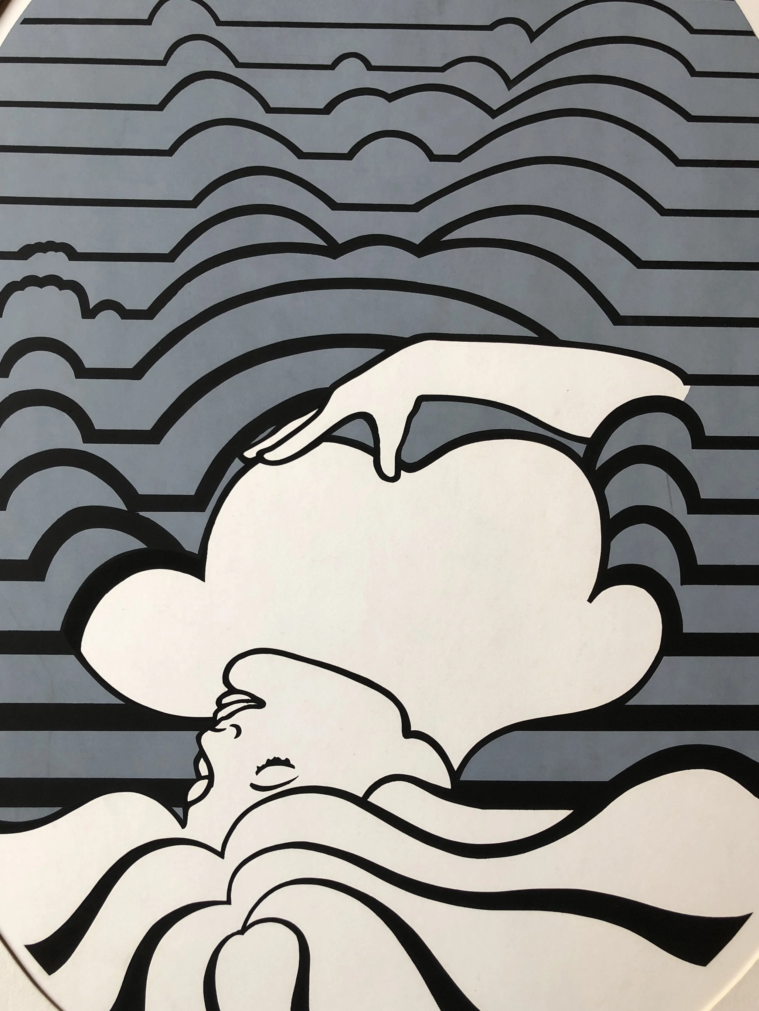1974 Figurative Silkscreen Roy Ahlgren - "Metamorphosis"