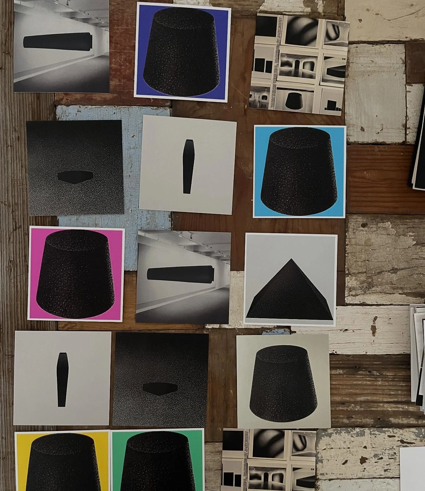 My feed is filled with Jack Scott's art. It is my life's mission to place his work in the world where it belongs. Some of you get it. The rest of you will, in time. 

Here is a photo of postcards made from pictures of Jack Scott's art. 
*
*
*
#JackSc