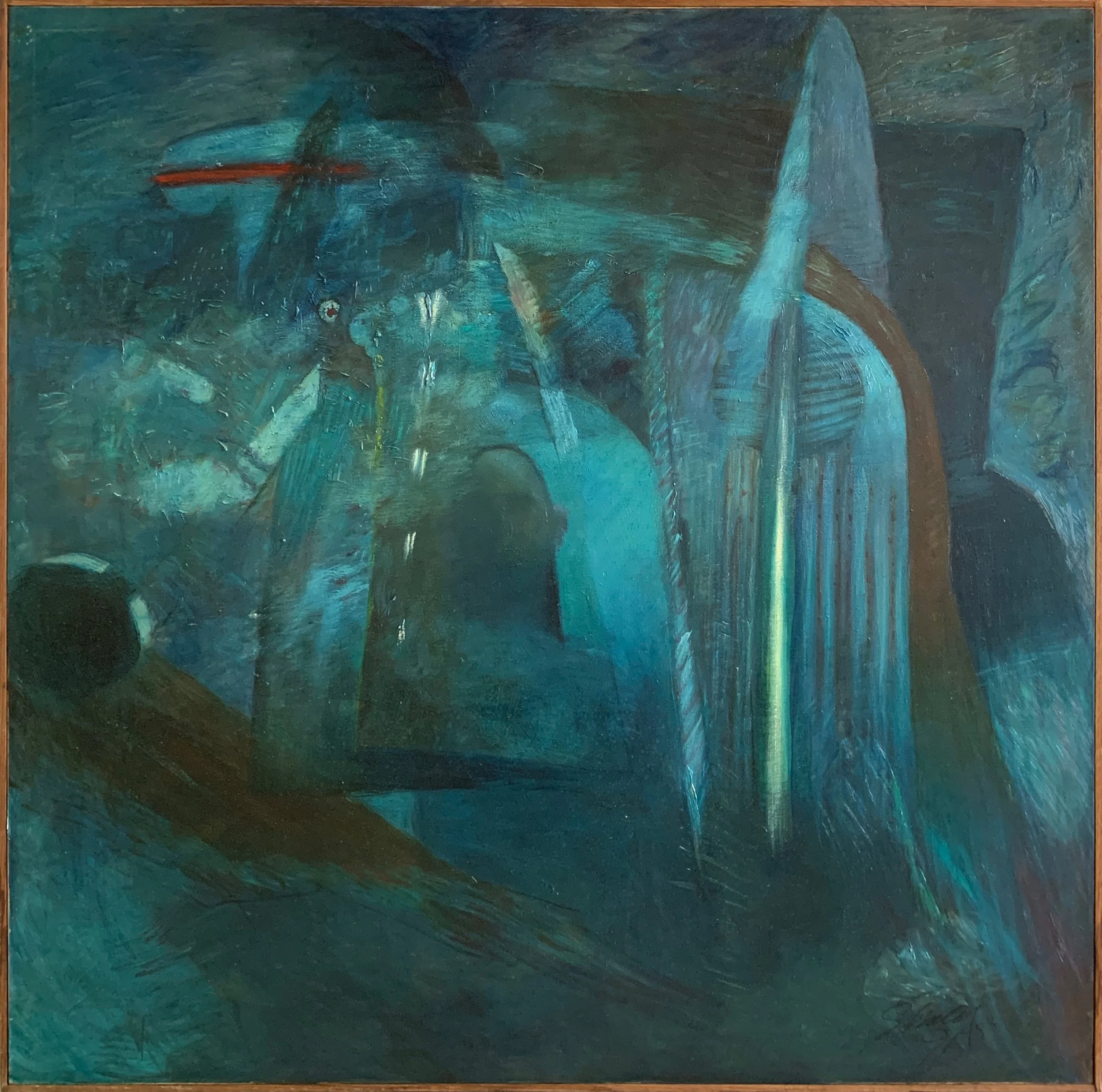 Bill Shields 
"A Special Place" (1991)
Oil on canvas
48" x 48"