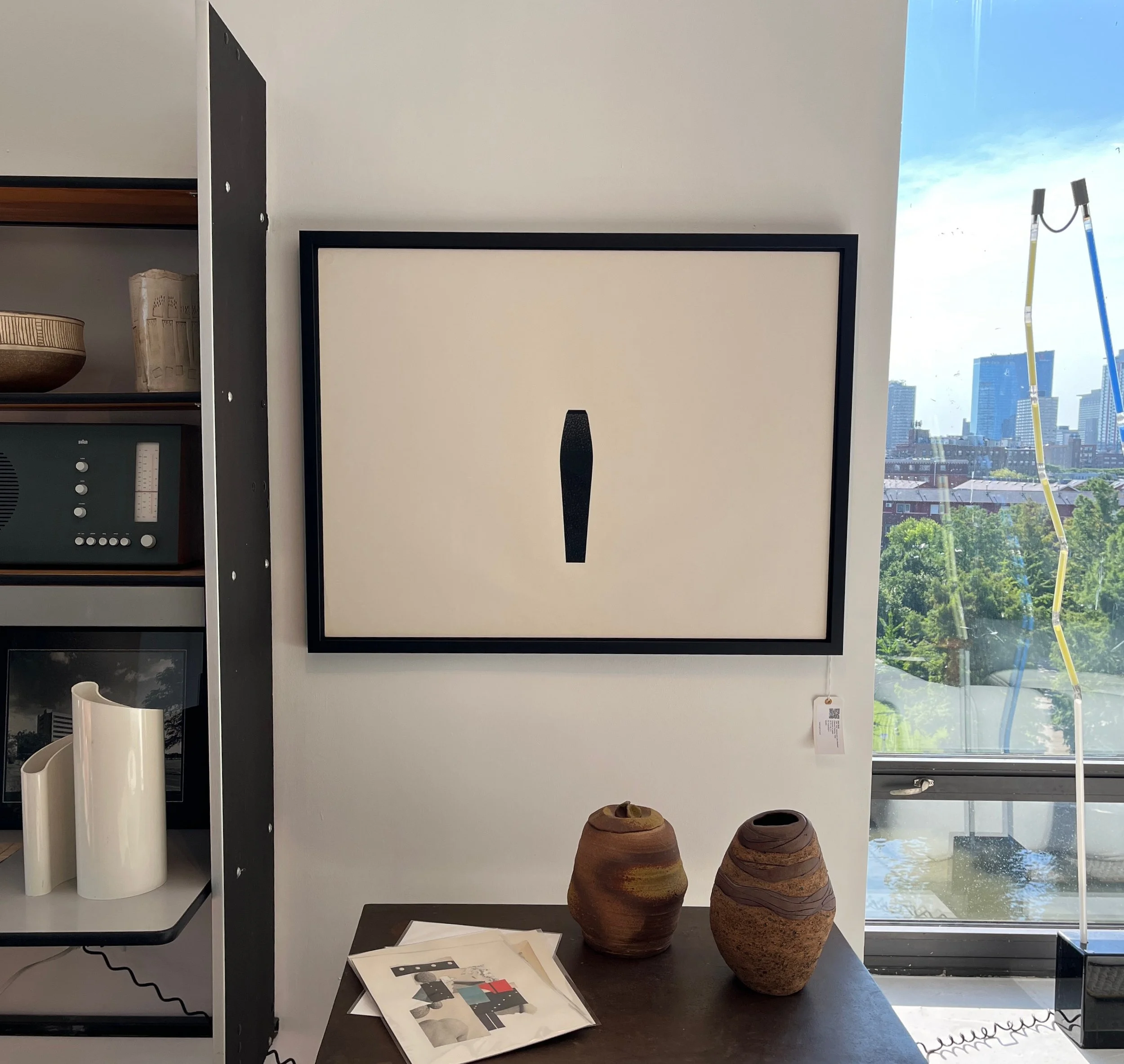 Jack Scott "#28" (1980) Charcoal on paper, 40" x 30"