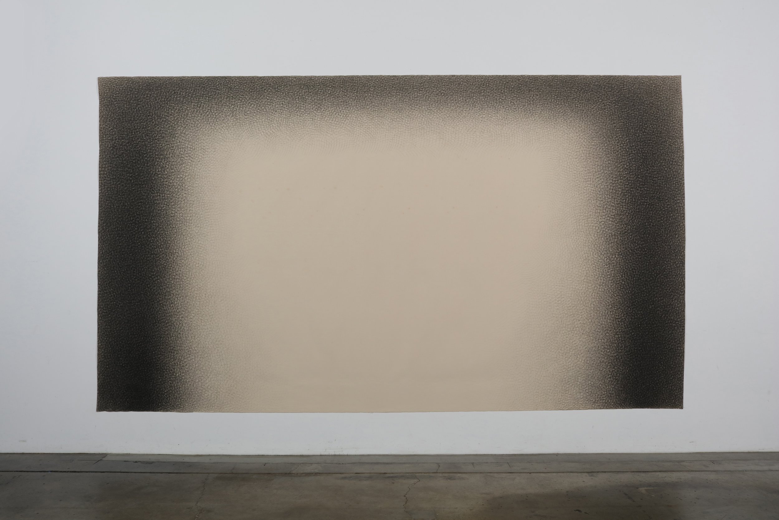 Jack Scott, "Standing White" (1977) Charcoal on canvas, 96" x 168"
p/c: Mark Serr