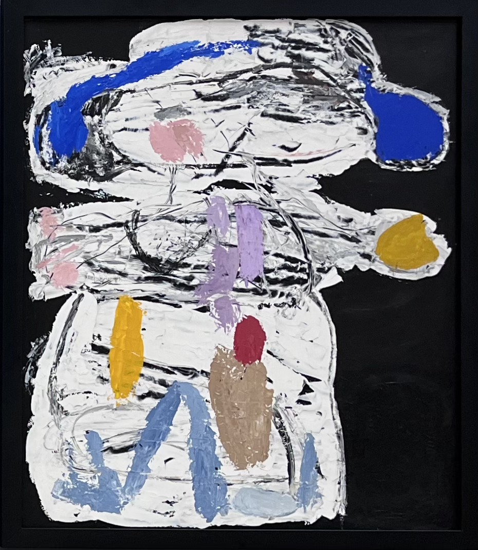 Sylvia Rutkoff "Boy with Mittens" (1950s) Oil on masonite 36" x 42"