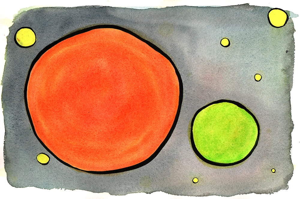 The moon, the sun, and the stars.