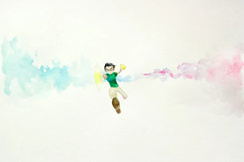 Nathan Lam Vuong Horizons Graphite + Gouache 2013