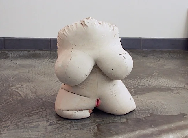 Inflatable Love Doll 7, 2015-2018 concrete, plastic, 17 x 12 x 17 in