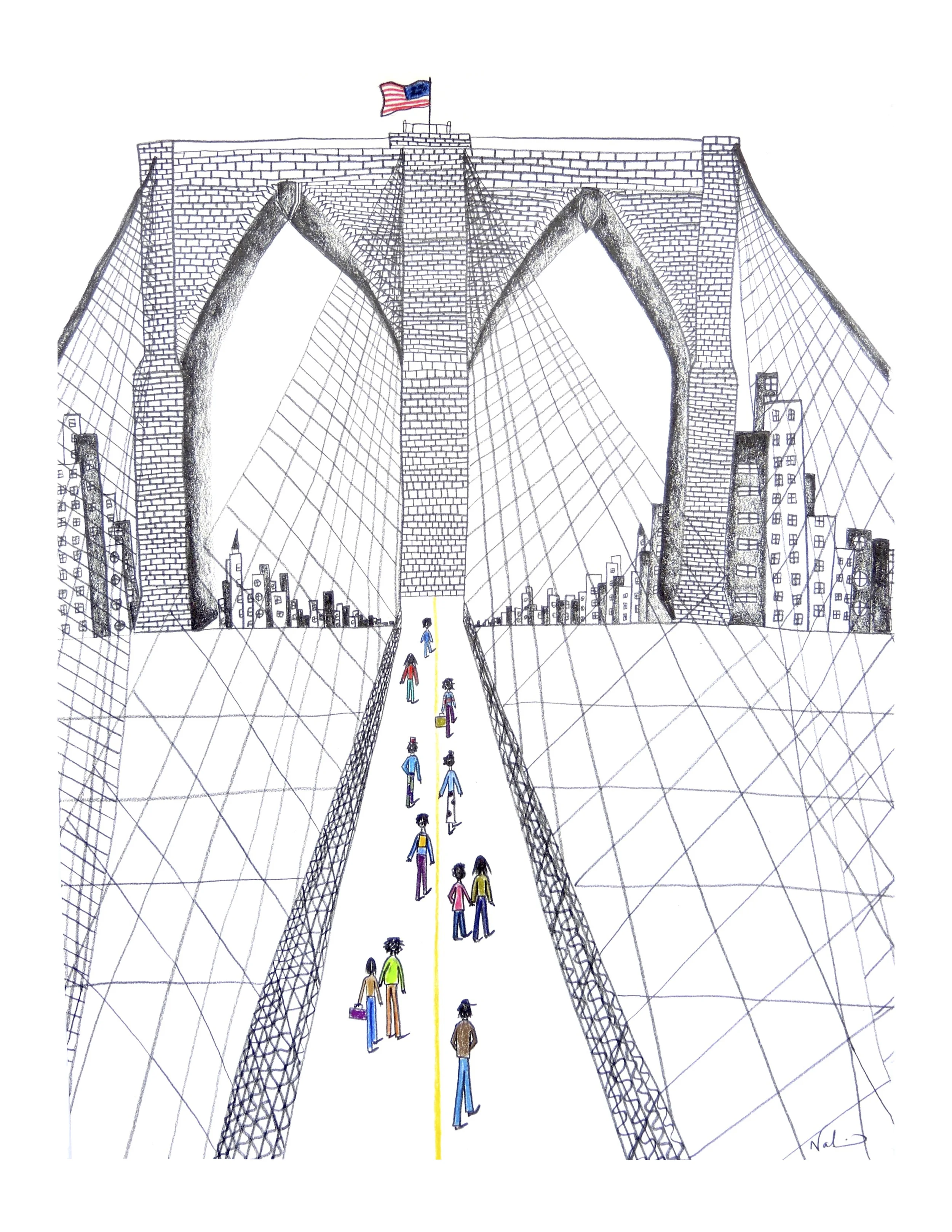 11 x 14 Brooklyn Bridge Print for jpeg.jpg