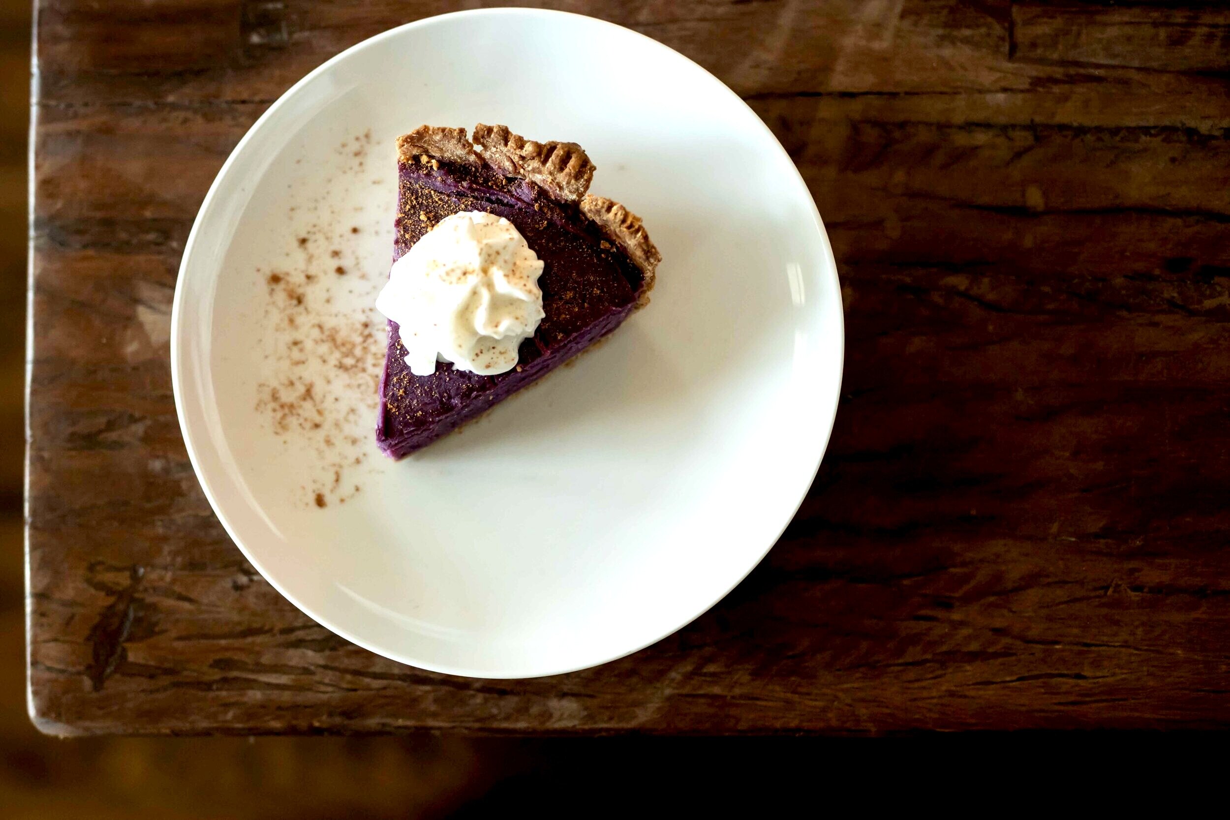 Vegan Purple Sweet Potato Pie