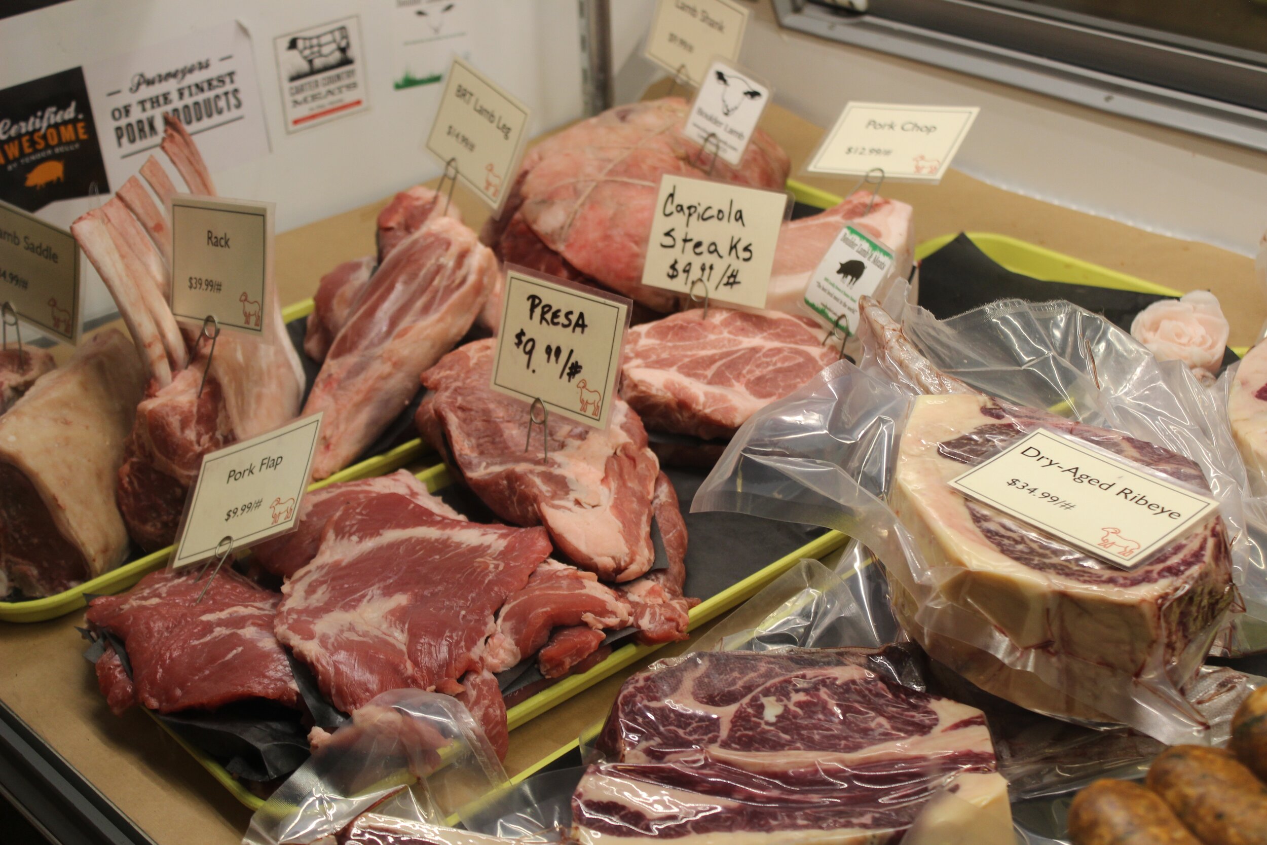 butcher shop pork bones