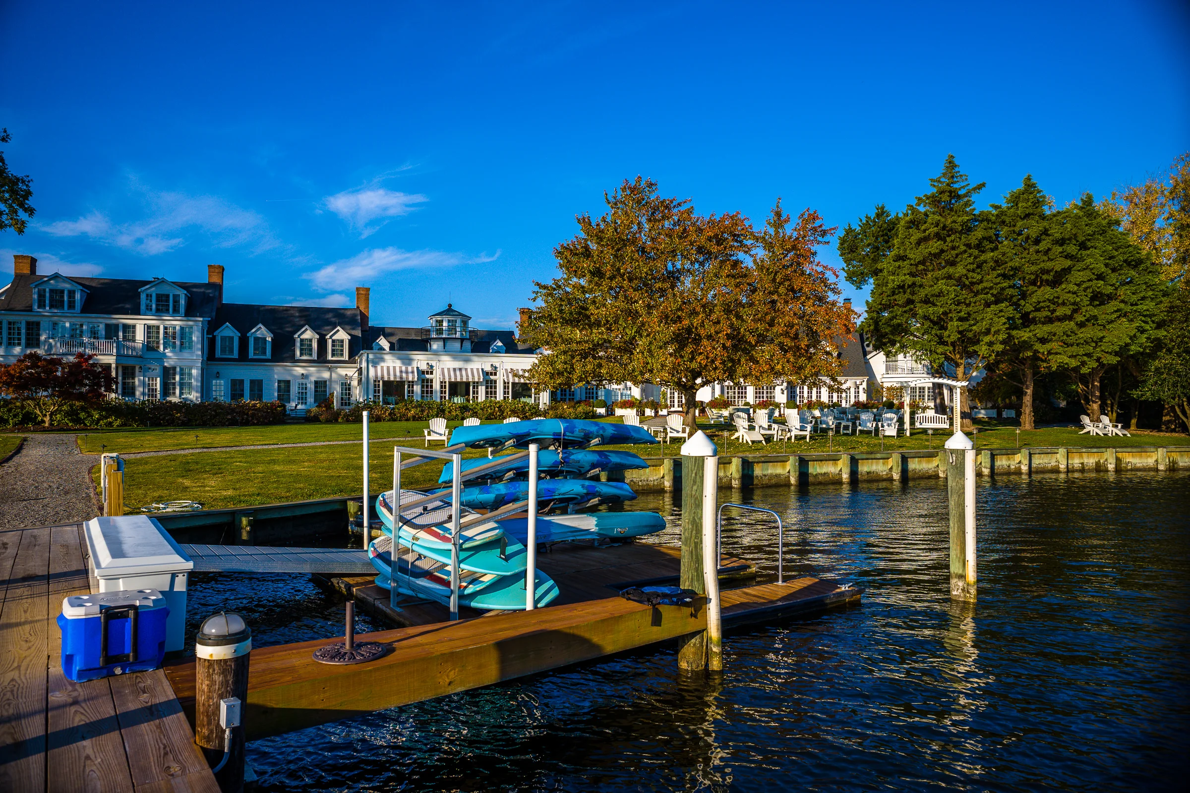 The Inn, from the pier