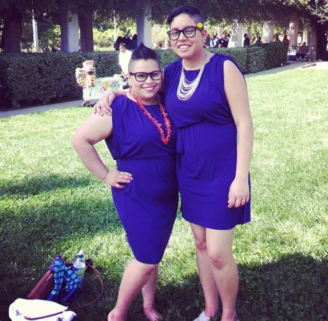 “Pride is being happy with who you are and and being true to yourself. Surround yourself with only positive people and those who will ‘Lyft’ you up. My wife in this photo (on the right) has brought great joy to my life — she’s my best friend and I couldn’t be happier!” - GS in Phoenix