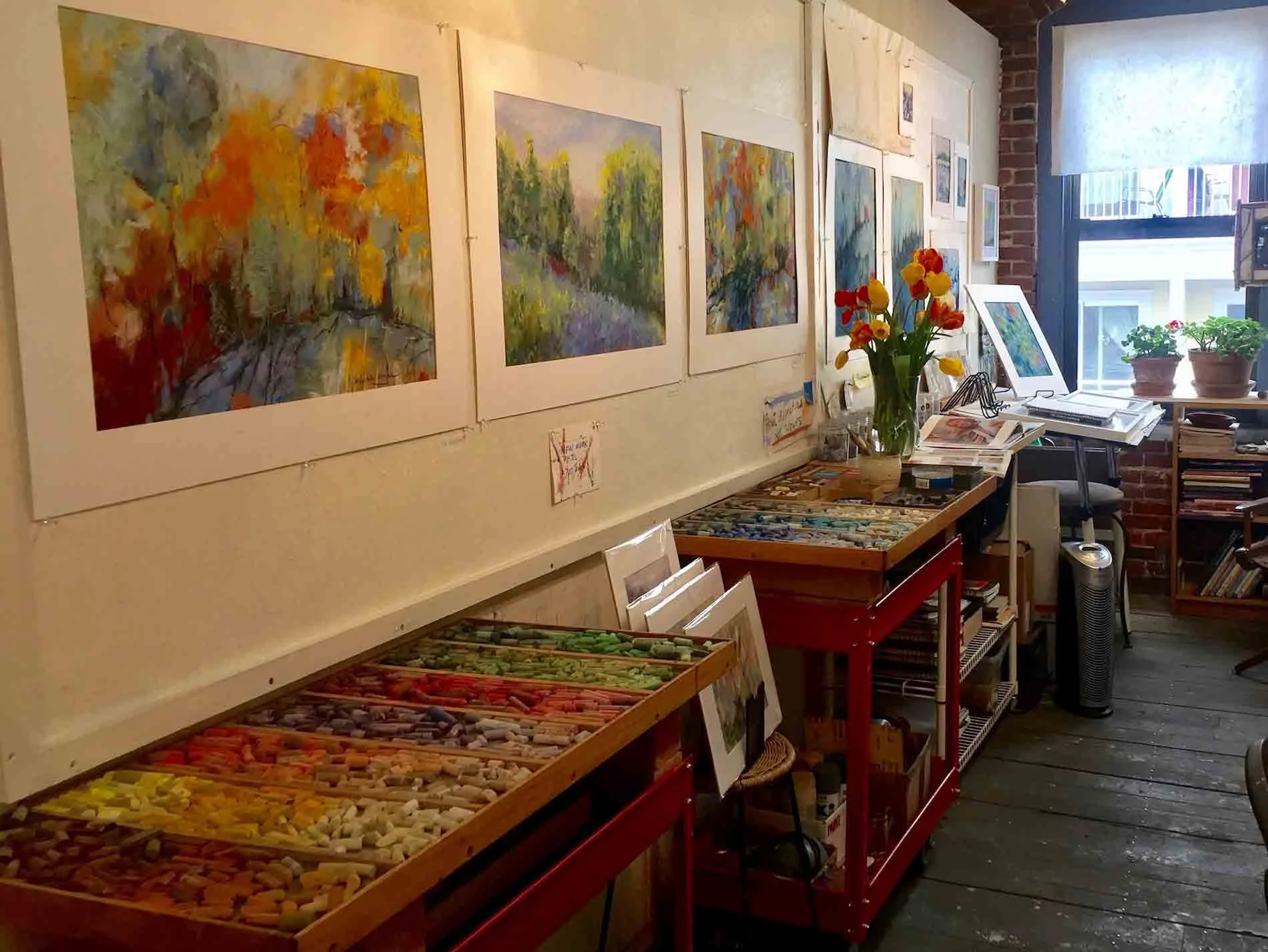 Michèle J. Kenna's studio