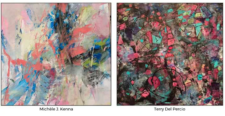 Michèle J. Kenna Events: Porter Mill Abstracts Show with Terry Del Percio-Piemonte